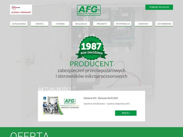 AFG. Elektronika przemysłowa. Maciej Garczarek