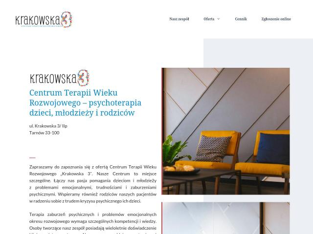 KRAKOWSKA 3 - CENTRUM TERAPII WIEKU ROZWOJOWEGO