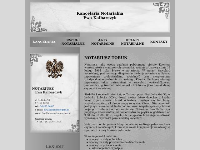 Kancelaria Notarialna Ewa Kalbarczyk