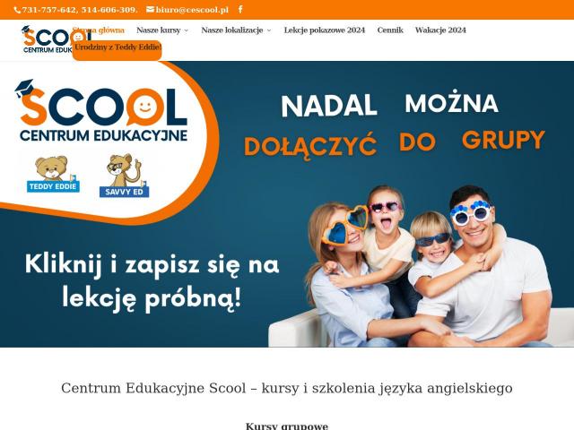SCOOL GROUP SPÓŁKA Z OGRANICZONĄ ODPOWIEDZIALNOŚCIĄ