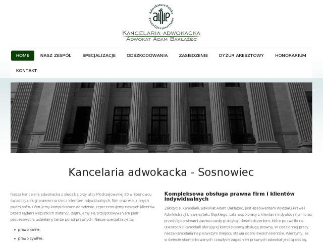 Kancelaria Adwokacka Adam Bakłażec